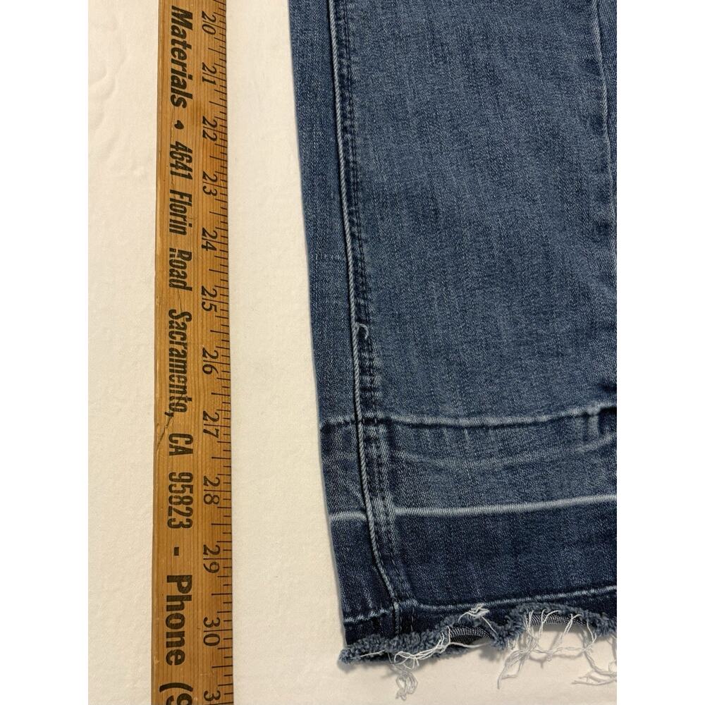 Ashley Mason Embroidered Flare Leg Jeans Size 7/ 28 Vintage Bohemian - Picture 13 of 16